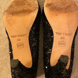 Purple Shoes Heels D Orsay White House Black Market, Size 7 main image 1